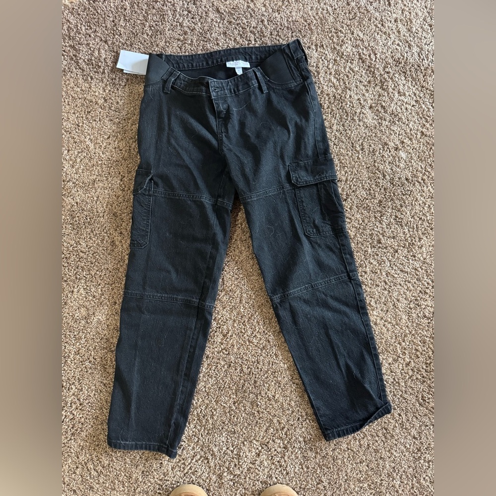 Ingrid & Isabel maternity cargo jeans